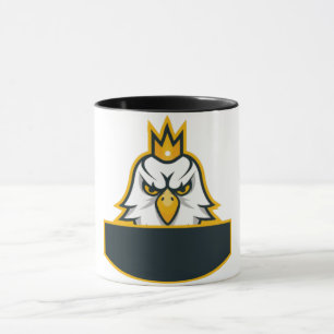 Majestic Eagle Crown Logo Coffee Mug
