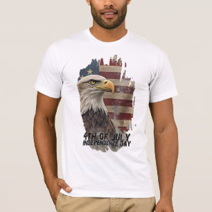 Majestic Eagle & Flag – Spirit of Freedom T-Shirt