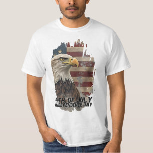 Majestic Eagle & Flag – Spirit of Freedom T-Shirt