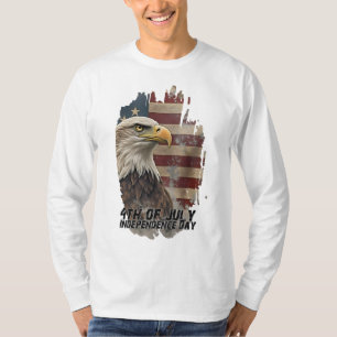 Majestic Eagle & Flag – Spirit of Freedom T-Shirt