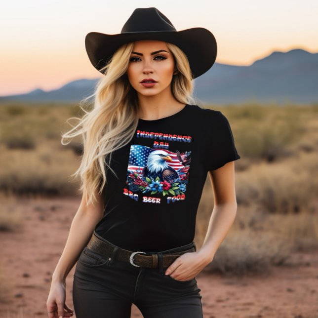 Majestic Eagle Flying Independence Day T-Shirt (Creator Uploaded)