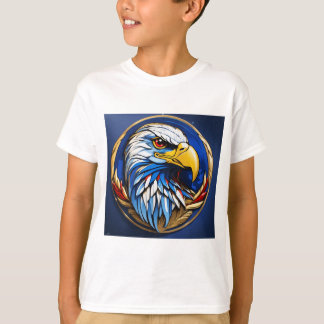 Majestic Eagle Head Graphic Kids' T-Shirt