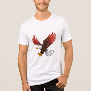 Majestic eagle in flight Tri-Blend shirt