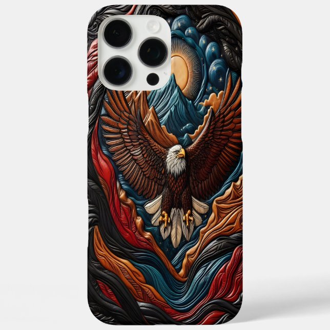 Majestic Eagle Scenic Art Case-Mate iPhone Case (Back)