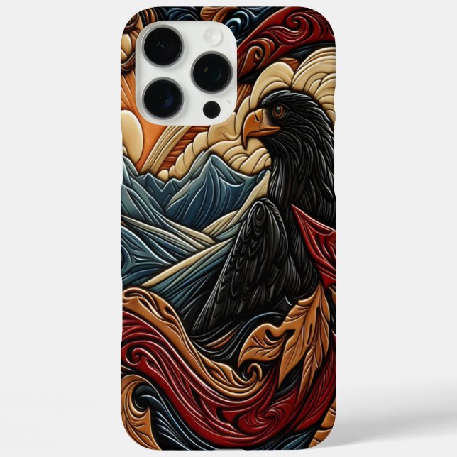 Majestic Eagle Scenic Artwork Case-Mate iPhone Case (Back)
