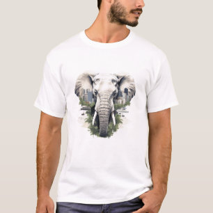 Majestic Elephant Animal Beauty Nature Wildlife T-Shirt
