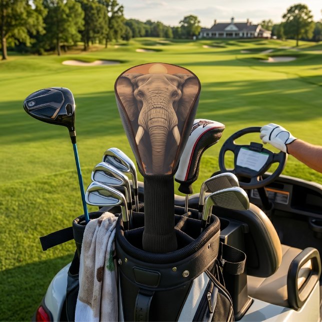 Majestic Elephant Golf Head Cover (Creator Uploaded)