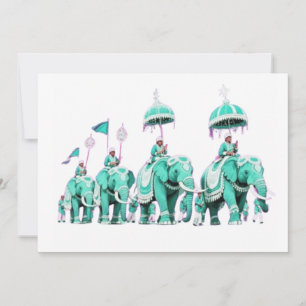 Majestic Elephant Mandala Invitation