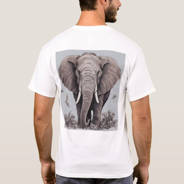Majestic Elephant Tee   (Back)
