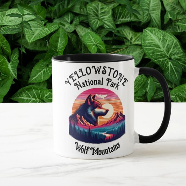 Majestic Emblem of Yellowstone National Park Mug (Creator Uploaded)