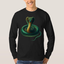 Majestic Emerald Cobra T-Shirt – Striking Serpent