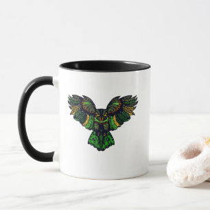 Majestic Emerald Owl Mug