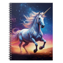 Majestic Ethereal Unicorn Cosmic Galaxy Spiral