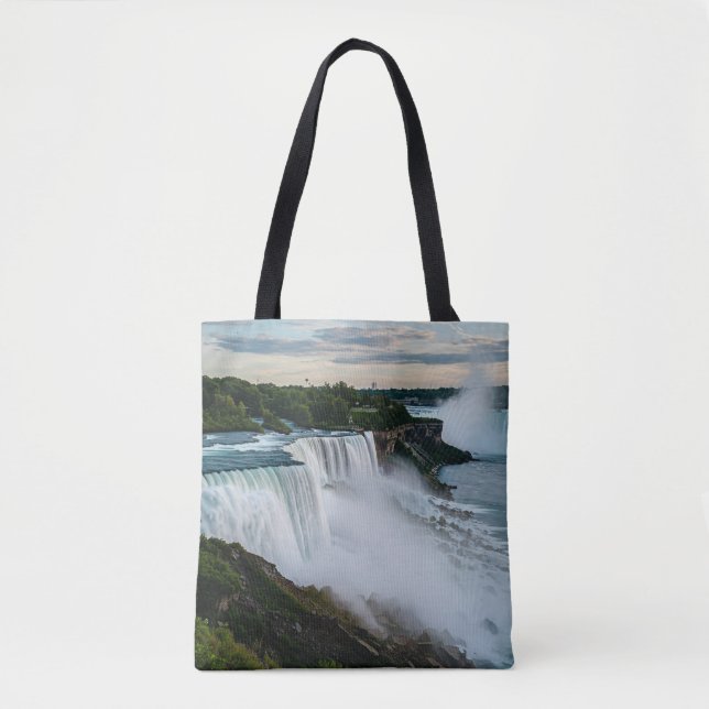 "Majestic Falls, Practical Style" Tote Bag (Front)