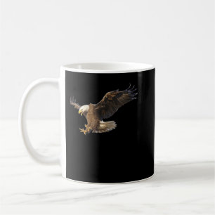Majestic Flying American Bald Eagle Photo Coffee Mug