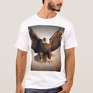 Majestic Flying Eagle Design – Bold and Powerful  T-Shirt