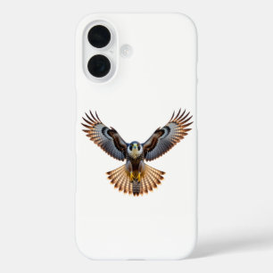 **“Majestic Flying Falcon – Realistic Full-Body Bi iPhone 16 Case