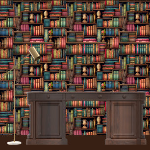 Majestic Ford Bookshelves Wallpaper