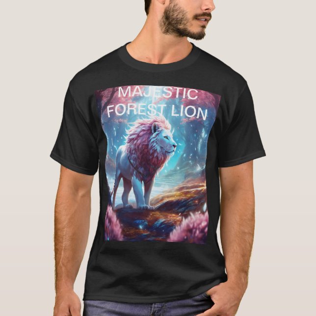 MAJESTIC FOREST LION T-Shirt (Front)
