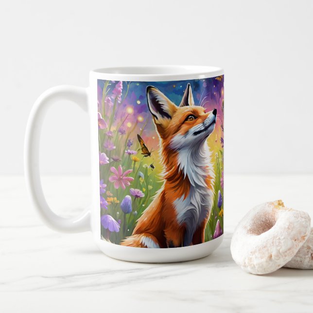 Majestic Fox Coffee Mug (With Donut)