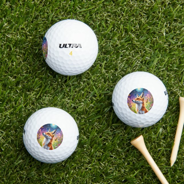 Majestic Fox Golf Balls (Insitu Grass)