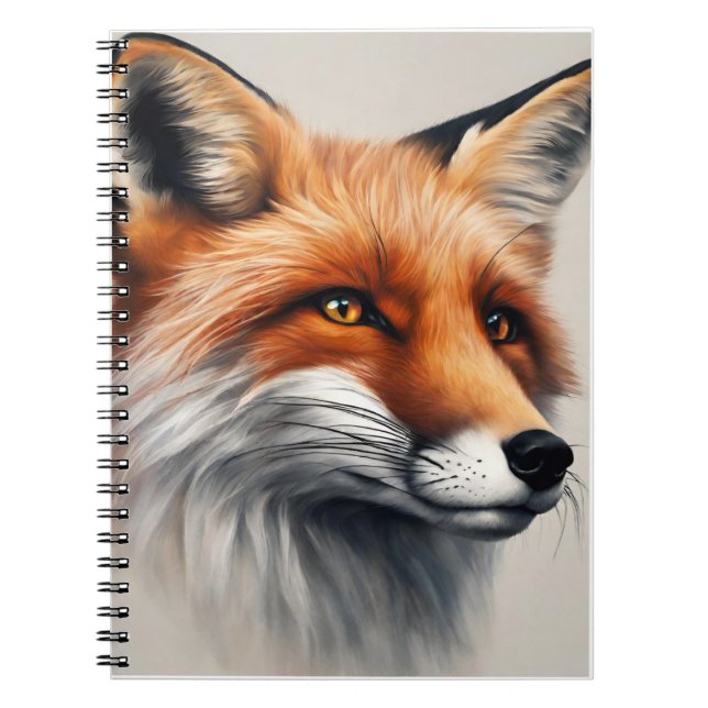 Majestic Fox  Notebook (Front)