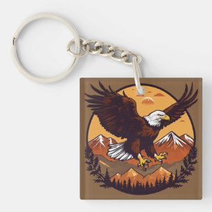 Majestic Freedom T-Shirt Key Ring