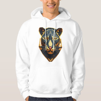 Majestic Geometric Lion T-Shirt Hoodie