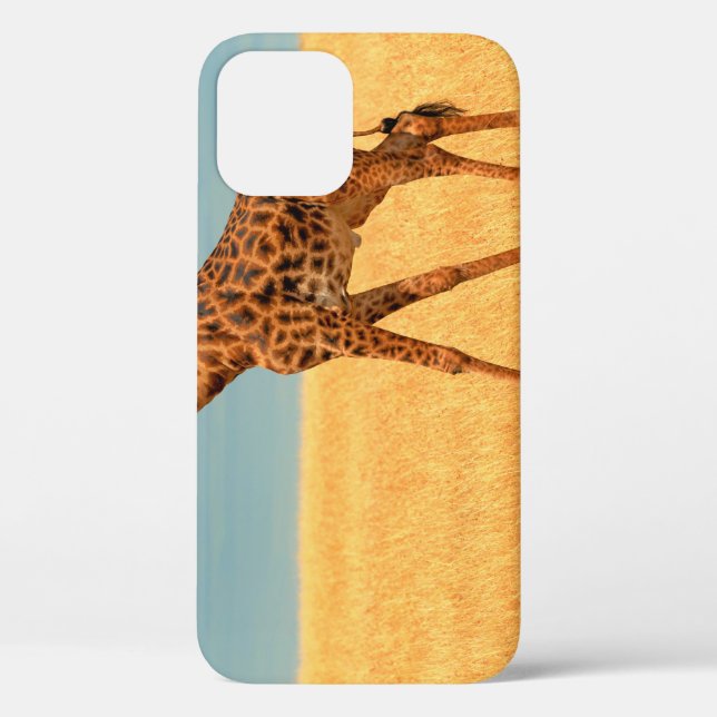 Majestic Giraffe: Masai Mara Dry Season Case-Mate iPhone Case (Back)