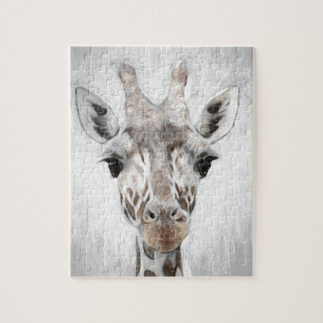 Majestic Giraffe Portrayed multiproduct selected Jigsaw Puzzle (Vertical)