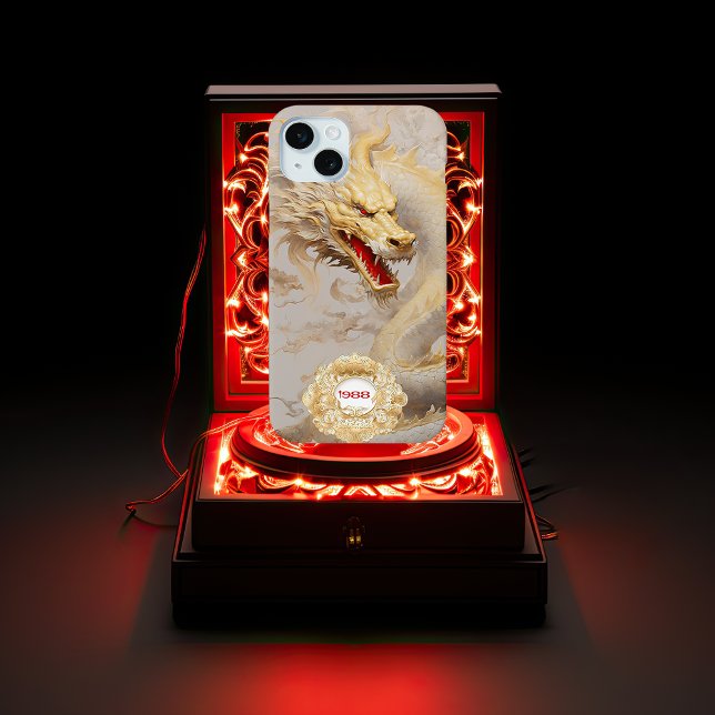 Majestic Golden Dragon and Ivory  Case-Mate iPhone Case (Stunning Year of the Dragon 2024 iPhone 15 Case)