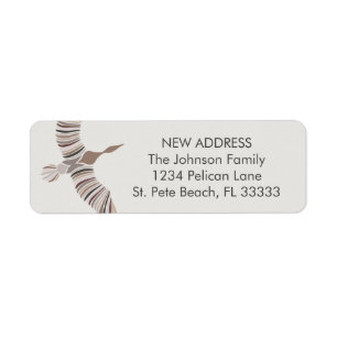 Majestic Goose New Home Return Address Return Address Label