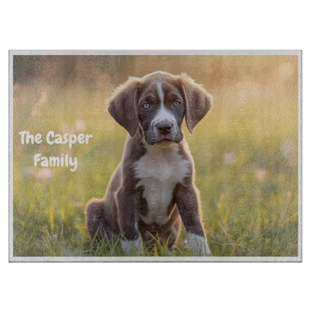 Majestic Great Dane Personalised Cutting Board (Front)