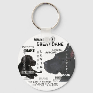 Majestic Great Danes Key Ring