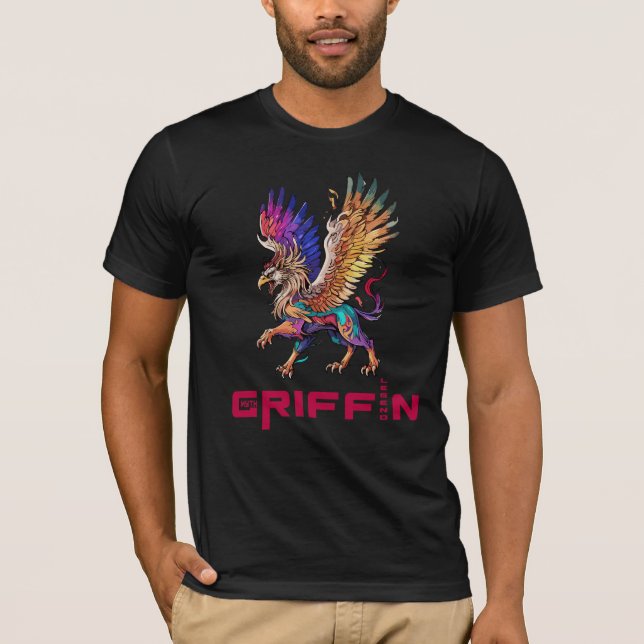 Majestic Griffin - Guardian of the Skies T-Shirt (Front)