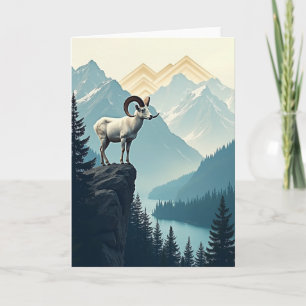 Majestic Horned Beast Card