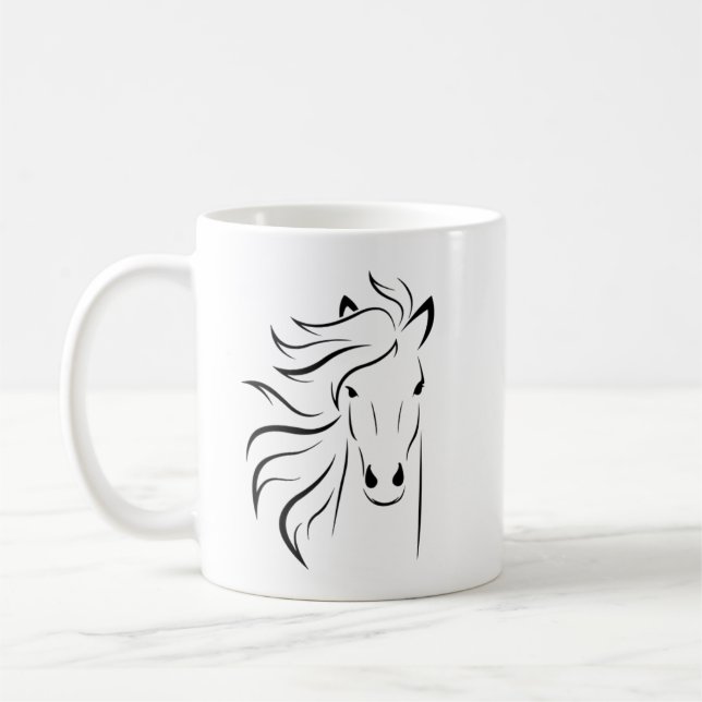 Majestic Horse - Beautiful Horse - Mug (Left)