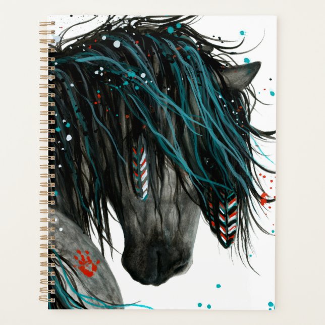 Majestic Horse by Bihrle 8.5 x 11" Planner (Front)