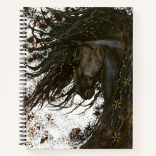 Majestic Horse by Bihrle 8.5 x 11" Spiral Notebook