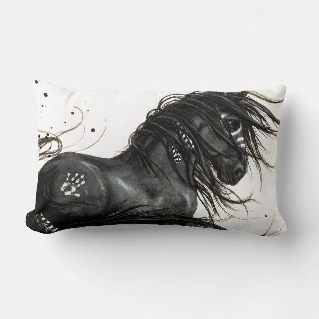 Majestic Horse by Bihrle Pillow (Front)