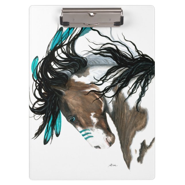 Majestic Horse clipboard by Bihrle (Front)