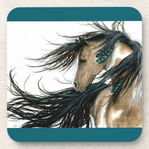 Majestic Horse Serenity by AmyLyn Bihrle Coaster
