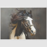 Majestic Horse Sovereign's Grace Decoupage