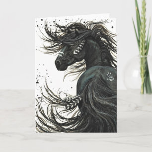 Majestic Horses By BiHrLe Greeting Card