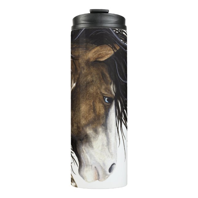 Majestic Horses by Bihrle Thermal Tumbler (Front)