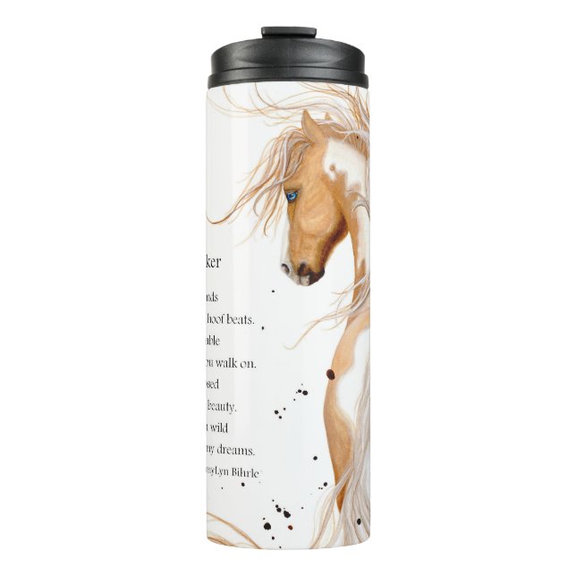 Majestic Horses by Bihrle Thermal Tumbler (Front)