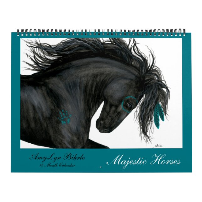 Majestic Horses III Calendar by BiHrLe (Cover)