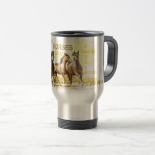 Majestic Horses Travel Mug