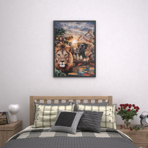 Majestic Jungle Gathering Poster