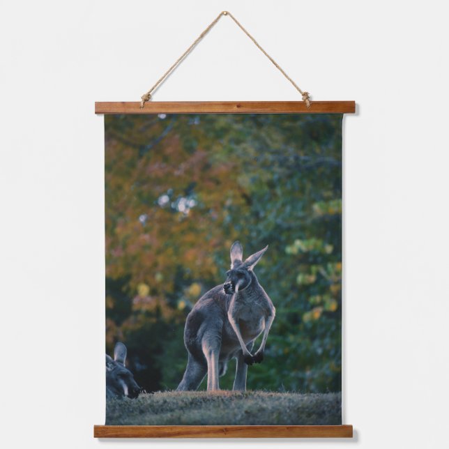 Majestic Kangaroo Hanging Tapestry (Front)